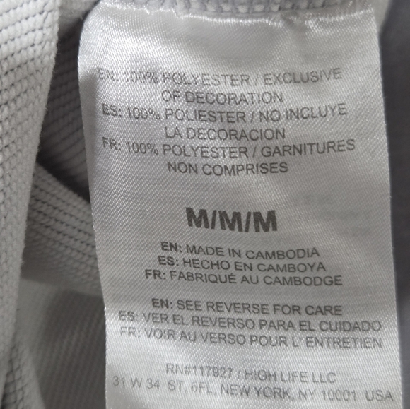 Tapout WWE Short Sleeve Gray/Black Short Sleeve Workout Hoodie Size M EUC - Picture 7 of 8